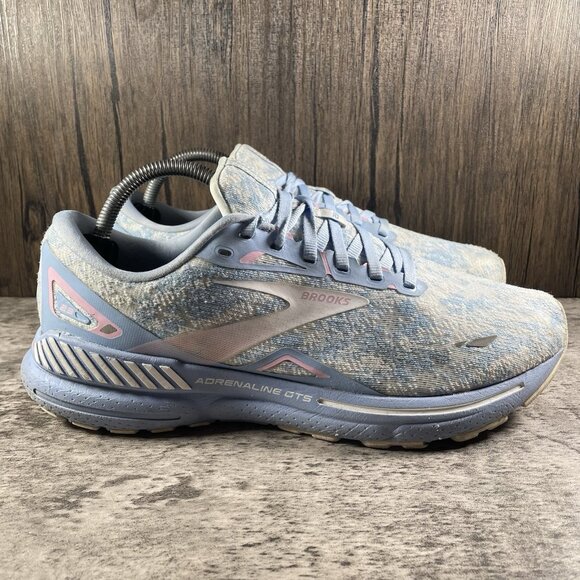 Brooks Womens Adrenaline GTS 23 1203811B493 Blue Running Shoes Sneakers Sz 11 B - Picture 3 of 10